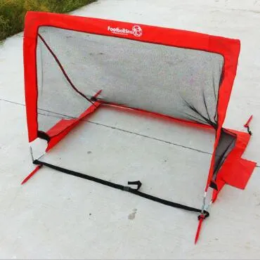 Sports training ball return net folding pop-up square football goal