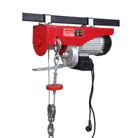 Nouvelle mini-treuil électrique à câble de 1 tonne, 1000 kg, monophasé, acier, certifié TUV, télécommande, vitesse de levage de 12 m/min