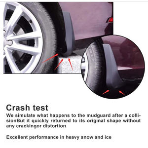 Guardabarros de goma suave para vehículos en General, guardabarros Universal para vehículos todoterreno, resistente a salpicaduras de barro, con Motor modificado para neumáticos delanteros y traseros - Product Image 5