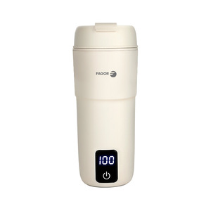 Bouilloire électrique portable Fagor 1L avec contrôle de la température, chauffe-eau de voyage avec fonction d'arrêt automatique - Product Image 1