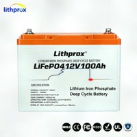 Batterie de scooter électrique au phosphate de fer et de lithium de qualité supérieure 12V100AH, sûre, stable, résistante aux chocs, pour scooter à 3 roues, CE MSDS IP67