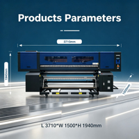 Printer Sublimasi 1.9M I3200 Head Printer Format Besar dengan 4/8/15 Head untuk Sublimasi Tekstil