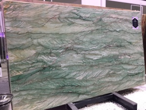Lastra di Marmo Verde Reale Imperiale con Venature Oro e Bianche, OEM per Pareti Decorative di Palazzi - Product Image 1
