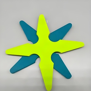 <span class=keywords><strong>Boomerang</strong></span> Cruzado de Espuma EVA Seguro - Disco Volador Giratorio de Retorno de 3 Ángulos, Juguete de Actividad para Niños y Adultos para Aliviar el Estrés al Aire Libre en el Jardín - Product Image 3