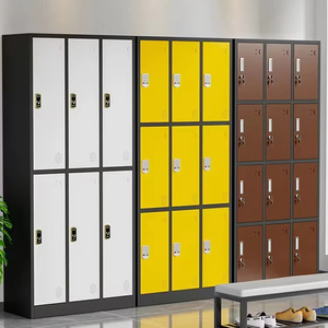ล็อกเกอร์หลากสีพร้อมเซนเซอร์ล็อกสำหรับเก็บ<span class=keywords><strong>ของ</strong></span>พนักงานโรงยิมห้องน้ำล็อกเกอร์สแตนเลสสำหรับเก็บ<span class=keywords><strong>ของ</strong></span>สิ่ง<span class=keywords><strong>ของ</strong></span> - Product Image 1