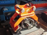 Compacteur de plaques hydraulique pour excavatrice SLN, accessoire de compactage par vibration haute fréquence, machine de compactage de sol robuste 1.5-3.5