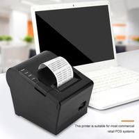 La impresora de recibos térmicos directos 80H 80mm con cortador automático tiene múltiples interfaces opcionales