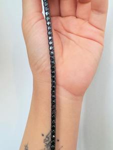 Elegante Pulsera de Cadena Cubana con Moissanita y Piedras VVS en Plata de Ley 925, Joyería Premium para Regalo - Product Image 4