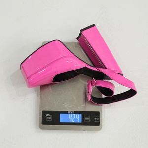 Sandales à talons compensés en forme de cœur, grande taille 48, à bout carré, plateforme haute, chaussures habillées pour femmes - Product Image 6