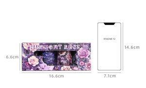 Película de corte de la serie Underworld Rose, pegatina oscura, cinta manual de paisaje, 4 rollos por caja, goma activada por agua PET para enmascarar - Product Image 6