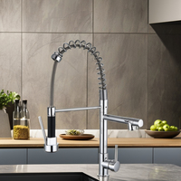 KAWAL Robinet de cuisine moderne en acier inoxydable Vente à chaud Nouveau produit Sortie d'eau sous pression Installation d'évier de cuisine à ressort