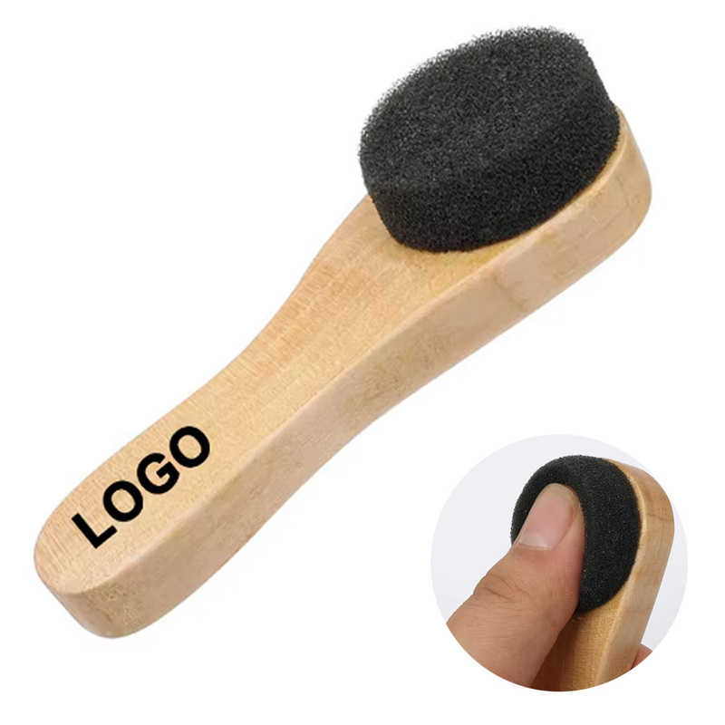 Custom Logo Wooden Handle Mini Shoe