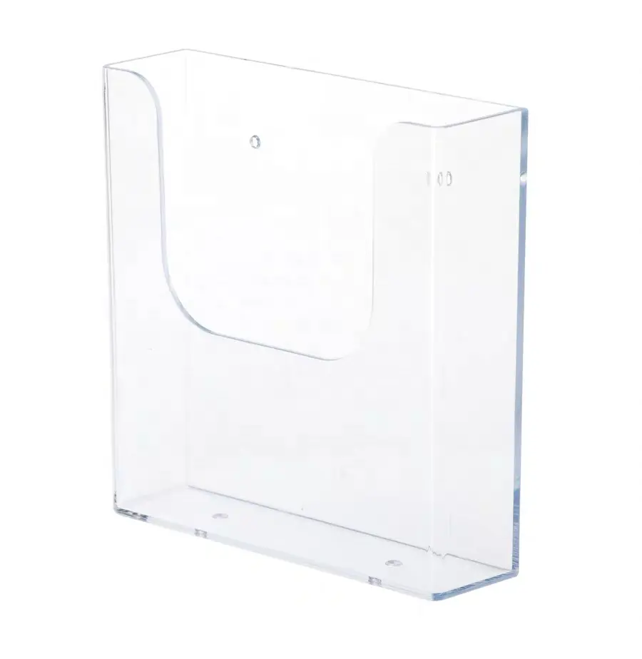 Tavolo di Plastica Brochure Holder DL Formato 1 Livello 1/3 A4 Formato Opuscolo Titolare