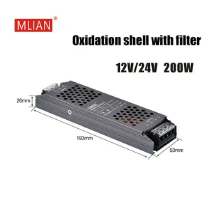 Mới 100V-264V AC đầu vào im lặng chuyển mạch cung cấp điện với lọc Oxit vỏ