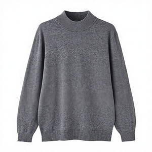 Sweat-shirt à col roulé pour femme, streetwear, léger, 100% coton, brodé, coupe ample, surdimensionné, toutes saisons - Product Image 2