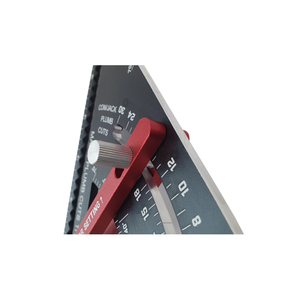 Outil de menuiserie règle coulissante, outil de bricolage du bois règle coulissante de positionnement de la plaque en triangle vitesse du charpentier carré <span class=keywords><strong>réglable</strong></span> - Product Image 4