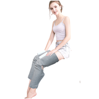 Masseur de jambes en forme de botte CYANMED à couverture intégrale personnalisable en usine, massage par airbag, chaleur à température constante pour jambes froides
