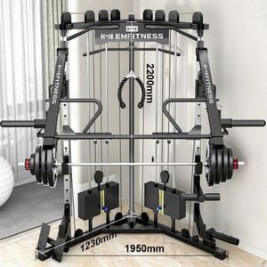 High Quality Multifunction Gym Strength Smith Machine Squat <b>Half</b> Power <b>Rack</b> Hot Steel Fitness Gym Equipment - Product Image 6