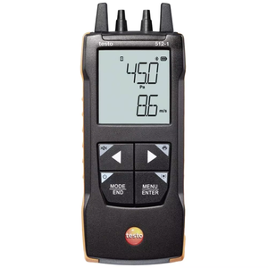 Manomètre différentiel numérique Testo 512-1 - Mesure du débit de gaz pour le chauffage/climatisation/ventilation 0-80 InH2O - Product Image 4