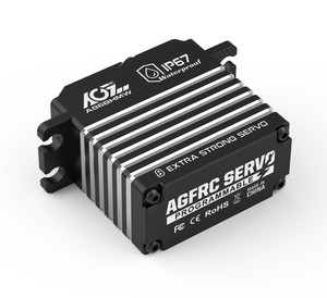 AGFRC 55KG, Motor sin Escobillas Programable a Prueba de Agua, Tamaño Grande, Color Negro, A86BHMW, para Camioneta/Buggy RC 1/8 - Product Image 3