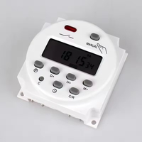 Temporizador Digital QJC de 5V 12V 24V 110V 220V, Programable Semanalmente para 7 Días, Relé de Tiempo con Batería Recargable Integrada