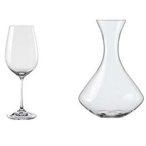 Red Wine Glass Set With Decanter 401-500ml Lead-Free For Wedding Household Use - Product Image 1