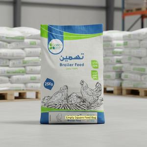 ถุงอาหาร<span class=keywords><strong>ไก่</strong></span>เนื้อ 25 กก. แบบเคลือบ BOPP ก้นแบน ถุงบรรจุภัณฑ์อาหาร<span class=keywords><strong>ไก่</strong></span> ถุงพลาสติกทอ pp - Product Image 1