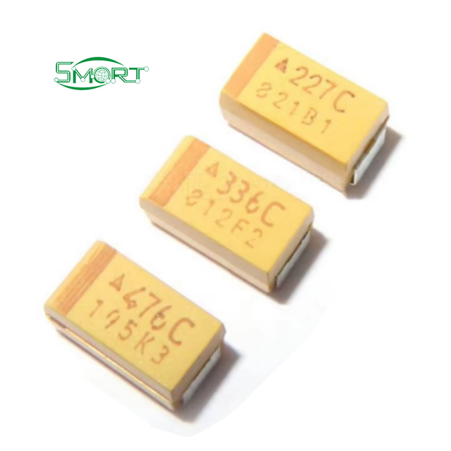 High Performance Smart Electronics Type C Smd 336 227 476 Tantalum Capacitors 25v 35v 100uf 47uf 16v 10uf 107 Semiconductor