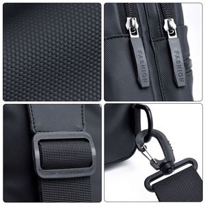 Custom Logo Pack Bag Large Capacity Nylon Waterproof Sling Chest Backpack for Men - Product Image 5