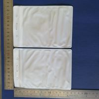 Pochettes en PVC souple pour carte d'identité et nom, pochettes en plastique pour porte-cartes