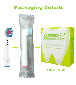 Consegna Rapida, Confezione da 8 <span class=keywords><strong>Testine</strong></span> Professionali <span class=keywords><strong>per</strong></span> Spazzolino Elettrico, Ricambi <span class=keywords><strong>per</strong></span> Pro 1000/9600/500/3000/8000 - Product Image 6