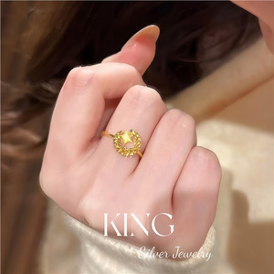 Ensemble de bijoux en argent King Silver, collier, boucles d'oreilles et bague, argent sterling 925, pour femmes, à porter tous les jours - Product Image 3