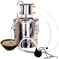 Mini maison utilisant un distillateur d'huile essentielle de rose en acier inoxydable distillateur d'huile essentielle Moonshine Still