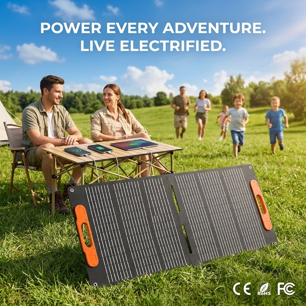 100Watts High Voltage <strong>Buy</strong> Portable House Monocrystalline Silicon <strong>Foldable</strong> <strong>Solar</strong> <strong>Panels</strong> with ETFE Portable Ac Charging Instead