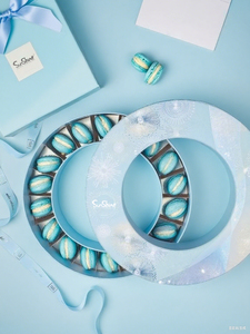 Ánh Nắng Mặt Trời Bán Buôn Sang Trọng Chất Lượng Cao Giấy Macaron Bao Bì Thực Phẩm Hộp Quà Tặng Với Biểu Tượng Tùy Chỉnh In Vòng Ống Giấy Hộp - Product Image 3