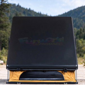 Tente de toit imperméable quatre saisons à coque rigide, pliable, en aluminium, pour camping, Dachzelt, tente de toit de voiture à une chambre - Product Image 2