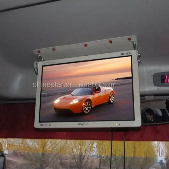 17 pollici LCD AD totem TV per auto bus van con wifi 4G funzione di rete wireless