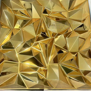 Panneau mural 3D en PVC géométrique moderne Wayon, personnalisable pour salon, chambre, bureau, hôtel, facile à installer, imperméable - Product Image 1