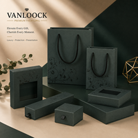 Ensemble de sacs et boîtes cadeaux pour bijoux de luxe, emballage en papier personnalisé avec logo, pour marque de bijoux, vente en gros