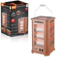 Chauffage au quartz RAF 2200W pour l'intérieur et l'extérieur, idéal pour la maison, la terrasse et les barbecues