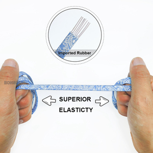 Bán Buôn Biểu Tượng Tùy Chỉnh Giày Ren In Phẳng 8Mm Tùy Chỉnh Ban Nhạc Đàn Hồi Dây Giày - Product Image 5