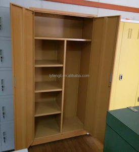 ארון תיוק מודרני מפלדה, 2 דלתות, צבע דמוי עץ, לשימוש חיצוני ובתי ספר, עמיד בפני אש ומים - Product Image 4