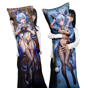Housse de coussin Dakimakura personnalisée avec logo <span class=keywords><strong>Genshin</strong></span> <span class=keywords><strong>Impact</strong></span>-Ganyu, impression Hentai pour adultes, coussin nu sexy, housse de coussin Dakimakura - Product Image 1