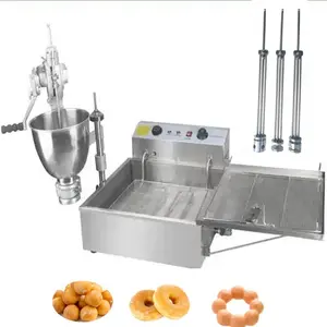 Best Commercial Auto Mochi Making Production Line Donut Frying Machines 220v