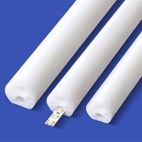 Guirlandes lumineuses LED néon flexibles 24V 120 LED 270 degrés en tube de silicone cuivre, étanches IP65