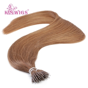 Cabello Liso Natural Virgen Remy Chino 100% al por Mayor con Anillo Nano, Cutícula Alineada, Doble Trama, Sin Caída, Color con Mechas - Product Image 3