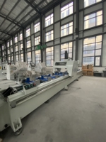 Centre d'usinage CNC 3 axes OUWO avec broche motorisée italienne haute vitesse pour équipements de fenêtres, portes et murs rideaux