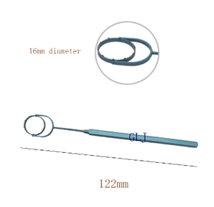 <span class=keywords><strong>Hofman</strong></span>-<span class=keywords><strong>Thornton</strong></span> Anillo de fijación Cabeza giratoria Gancho oftálmico Instrumento quirúrgico ocular - Product Image 2
