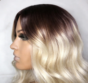 Индивидуальные теплые светлые парики с кружевной передней частью, невидимые, с одинарными узелками, из натуральных русских волос, с кружевным верхом, парики из натуральных человеческих волос - Product Image 3