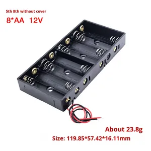 Feiben nhựa 5 hộp pin 1/2/3/4/5/6/7/8/10 tế bào AA với bìa/Switch/dây 5.6V 1.2AH BMS - Product Image 5